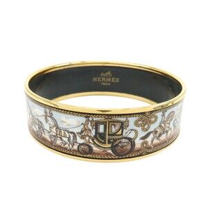 Hermes Caleche Bangle Enamel Wide